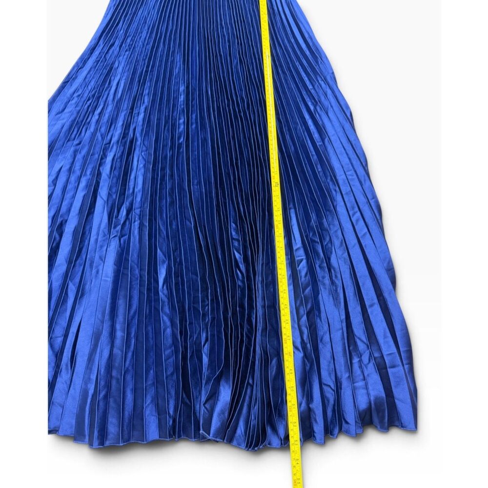 Lulus Royal Blue Strapless Pleated Dress Size M - Picture 10 of 10